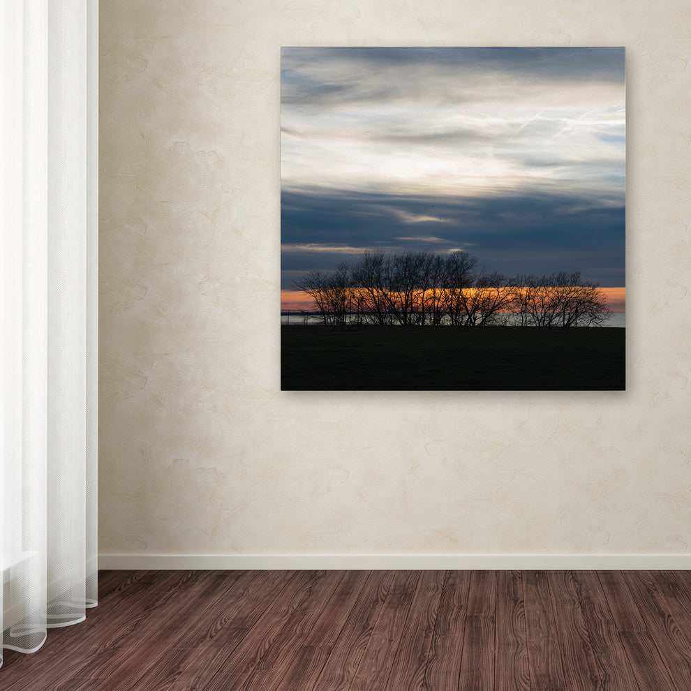 Kurt Shaffer ''April Sunset'' Canvas Art, 14x14