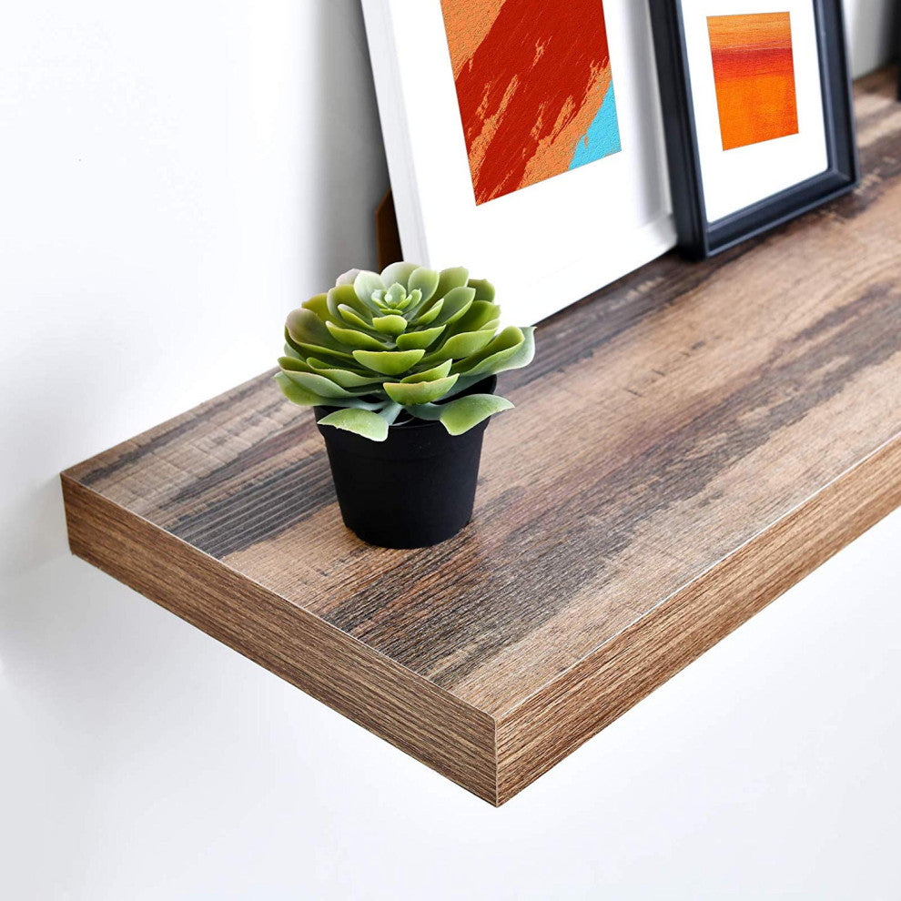 11.81" Depth Grande Floating Wall Shelves, Retor, 23.62"