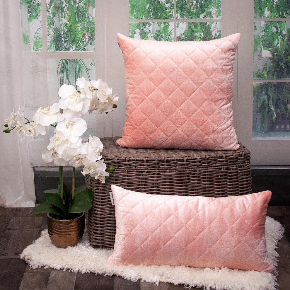 Parkland Collection Milo Pink Throw Pillow, Square