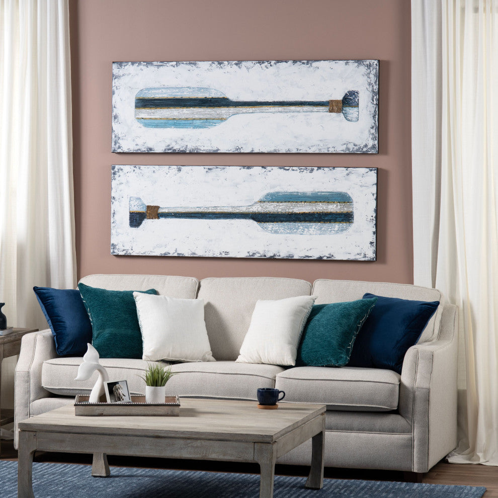 Paddles Up Canvas 2-Piece Wall Art