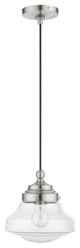 Avondale 1 Light Brushed Nickel Mini Pendant