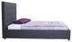 First of A Kind Belle Storage Bed King Charcoal Fabric
