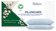 Delara GOTS 100% Organic Cotton Pillowcase Set of 2 400TC, Light Blue, King, 21"x36"