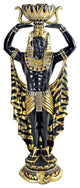 Cleopatra''S Egyptian Nubian Guard with Urn: Large-Scale Statue