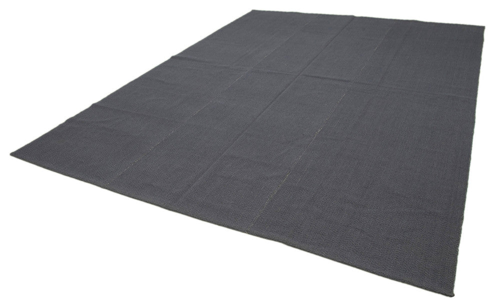 Rug N Carpet - Handmade Turkish 9' 0'' x 12' 1'' Decorative Wool Kilim Rug