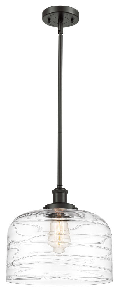 Innovations 916-1S-OB-G713-L Bell 1 Light 8" Mini Pendant, Oil Rubbed Bronze