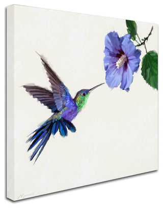 The Macneil Studio 'Humming Bird' Canvas Art, 14"x14"