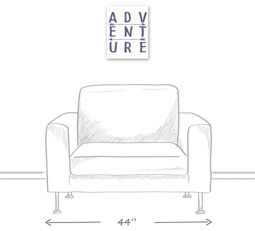 Adventure Arrows 11x14 Canvas Wall Art