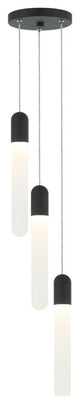 Matteo Lighting C65803MB Pendant, Matte Black Finish