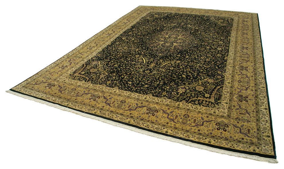 Rug N Carpet - Handwoven Oriental 9' 9" x 13' 11" Large Oushak Area Rug