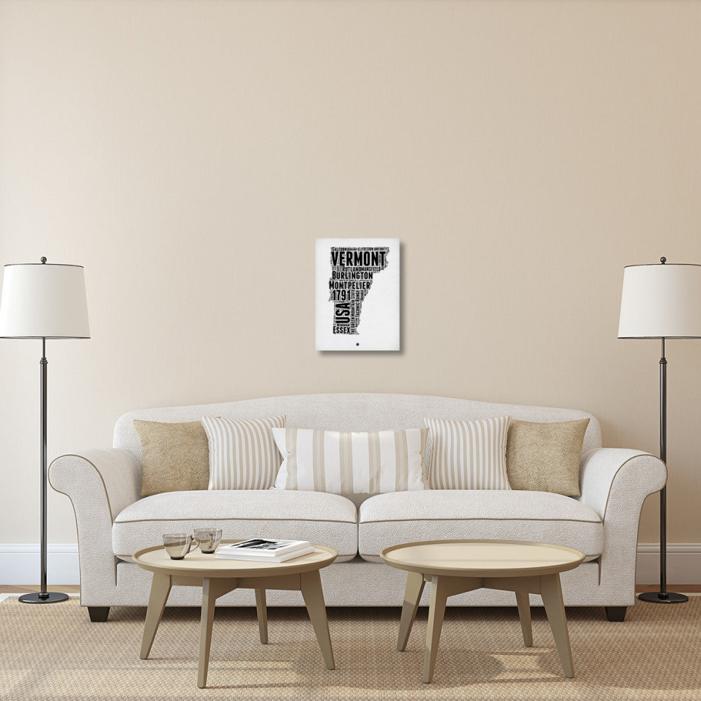 "Vermont Word Cloud 2" Fine Art Print