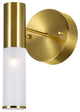 CWI Lighting 1221W7-1-625 Pipes 1 Light Sconce With Brass Finish