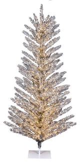 Vickerman 5'x37" Vintage Aluminum Artificial Christmas Tree