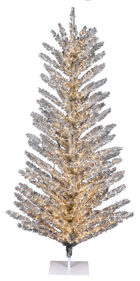 Vickerman 5'x37" Vintage Aluminum Artificial Christmas Tree