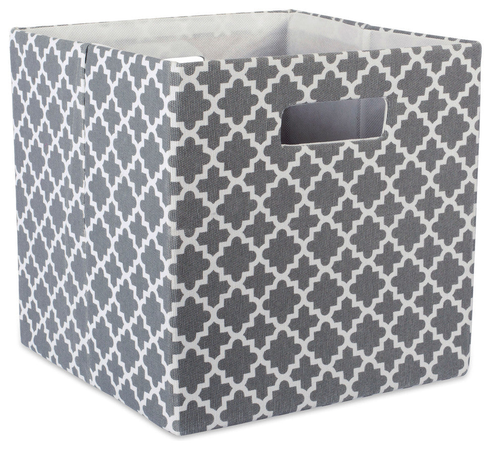 DII Polyester Cube Lattice Gray Square 11x11x11"