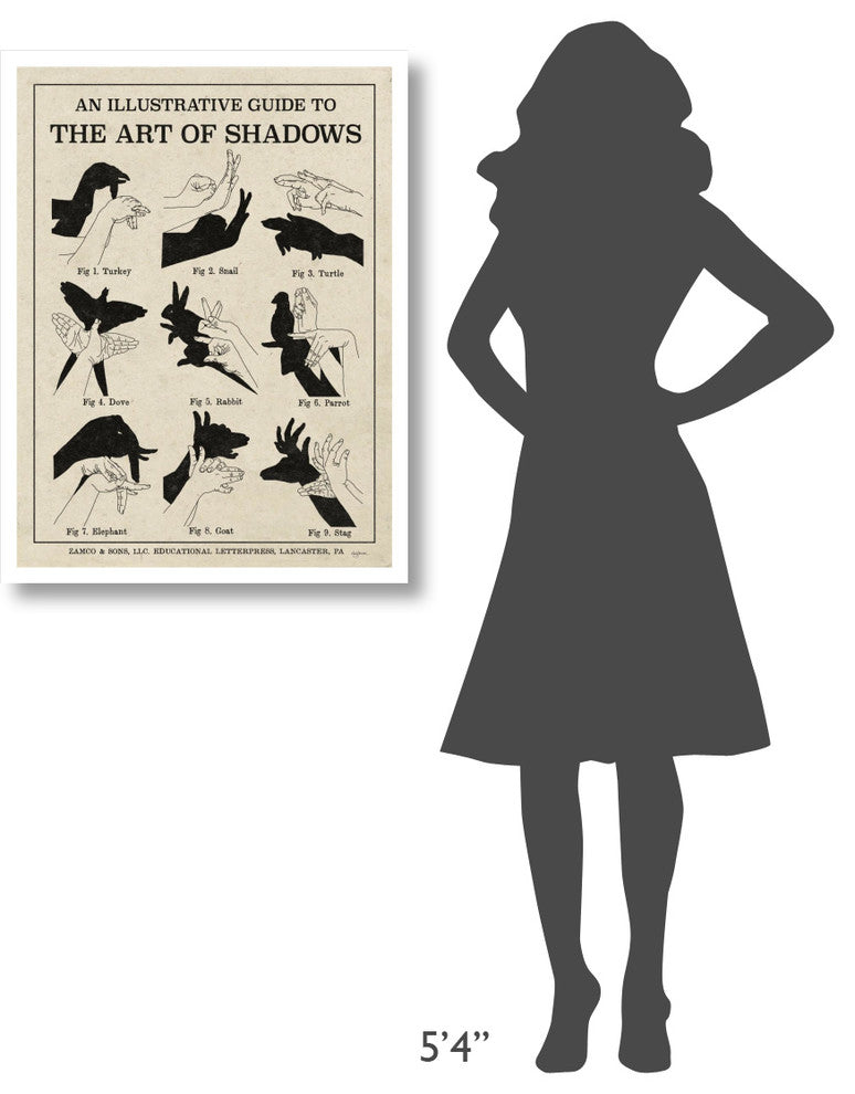 "The Art of Shadows X" Digital Paper Print by Mary Urban, 26"x34"