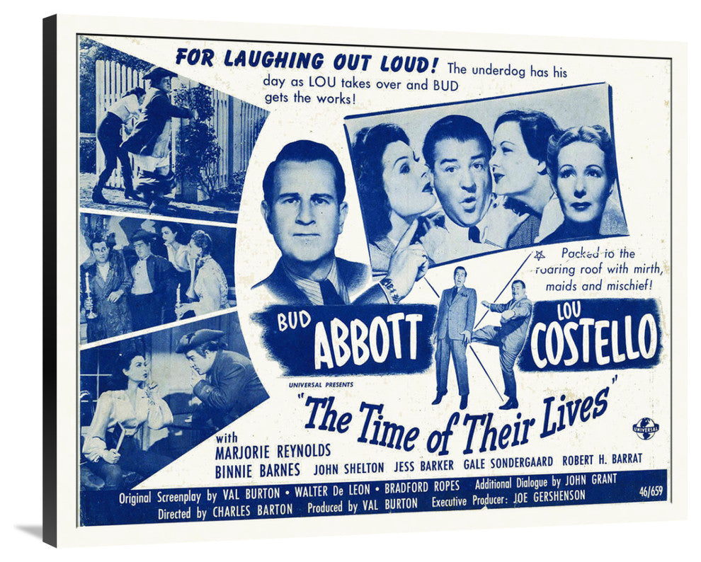 Abbott and Costello, The Time Of Their Lives, 40x32