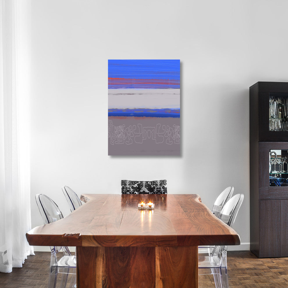 "Abstract  Blue View 1" Fine Art Print