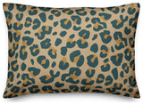 Beige Leopard 20x14 Spun Poly Pillow