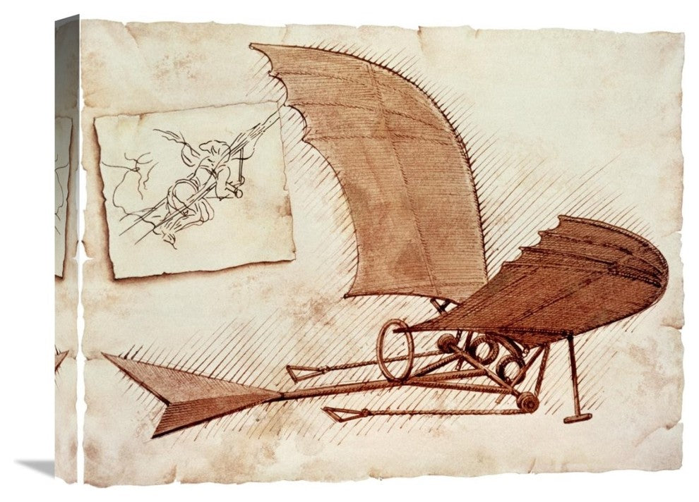 "Flying Machine" Artwork, 22"x16"