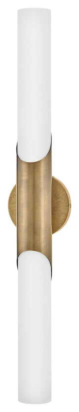 Hinkley Grace Bathroom Vanity Light, Textured Heritage Brass, Large