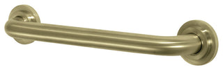 Kingston Brass 16" Decorative 1-1/4" OD Grab Bar, Brushed Brass