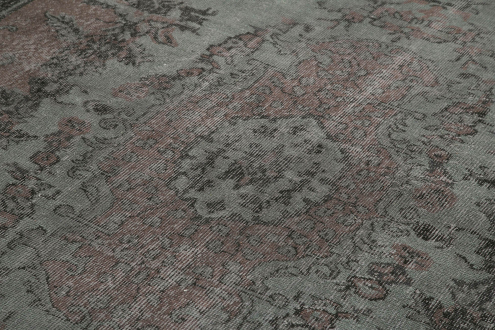 Rug N Carpet - Handmade Turkish 6' 2" x 10' 4" Colorful Overdyed Area Rug