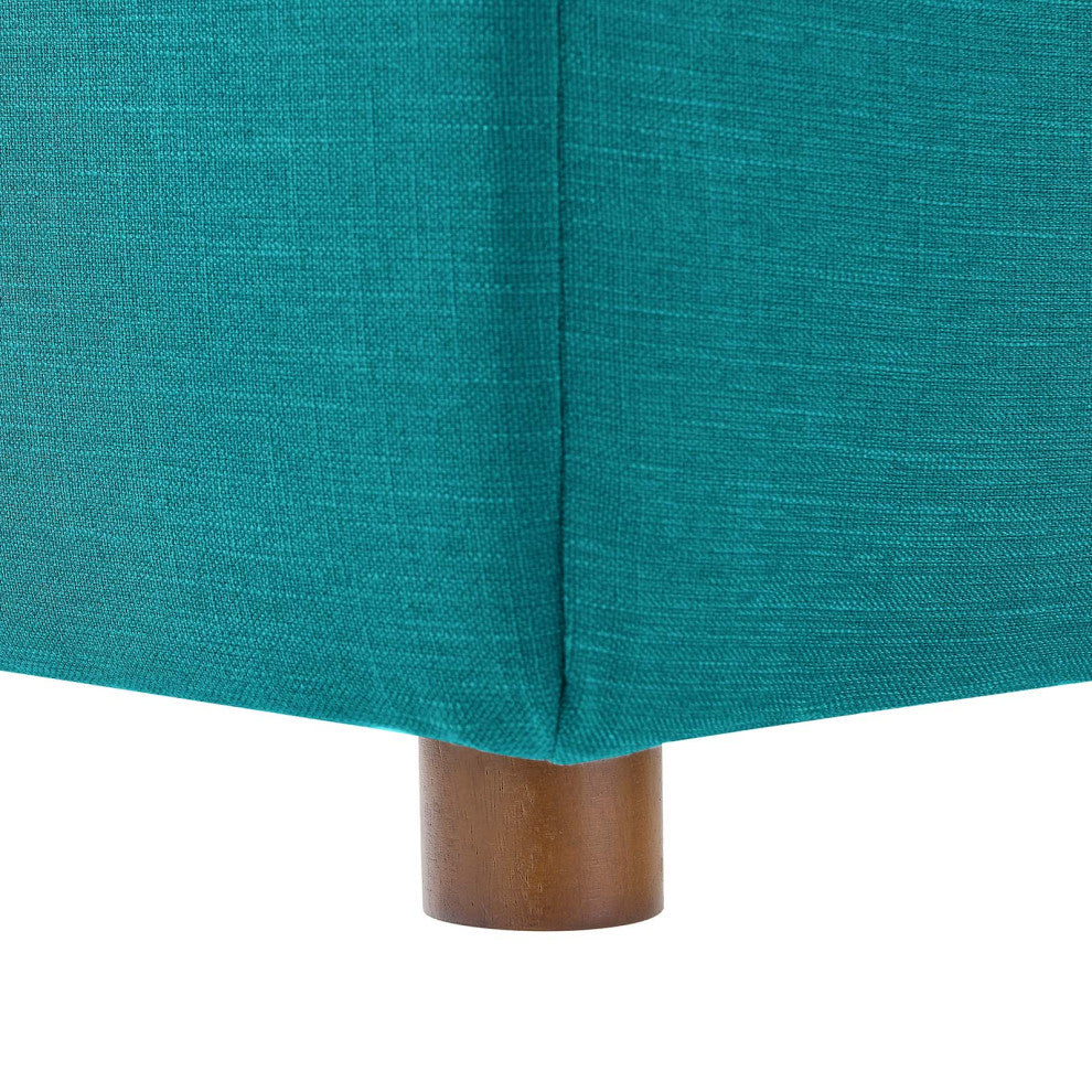 Modular Sectional Deep Sofa Set, Teal Blue, Fabric, Modern, Lounge Hospitality