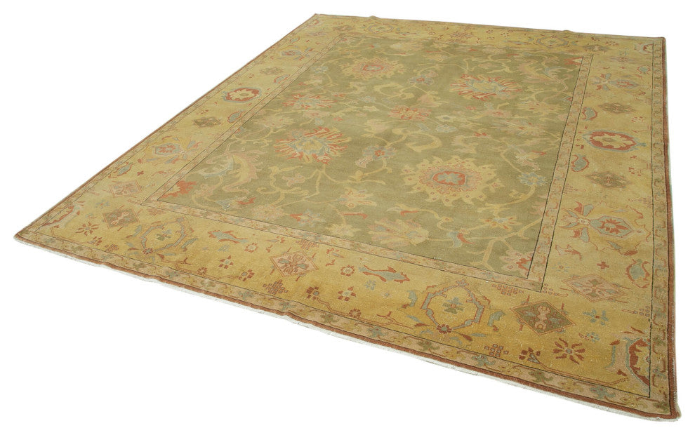 Rug N Carpet - Handmade Oriental 8' 4" x 10' 0" One-of-a-Kind Oushak Area Rug