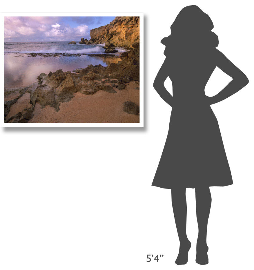 "Keoneloa Bay, Kauai, Hawaii" Digital Paper Print by Tim Fitzharris, 37"x30"