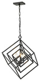 Zlite 457-3MB 3-Light Chandelier, Other