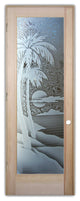 Interior Prehung Door or Interior Slab Door - Palm Sunset - Douglas Fir...