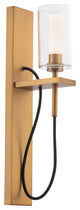18" LED Wall Sconce 3000K, Aged Brass