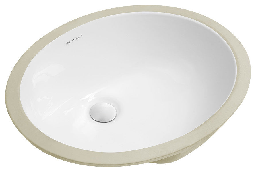 Monaco 18" Oval Under-Mount Bathroom Sink