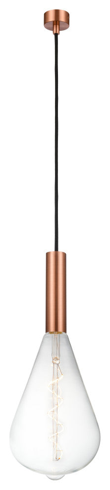 INNOVATIONS LIGHTING 198-1P-AC-BB164LED Edison 1 Light 6.5 inch Mini Pendant