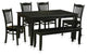 6, -Piece Dining Room Set, Kitchen Table And 4 Kitchen Dining Chairs And Bench