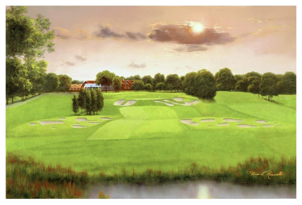 "Bethpage Black" Digital Paper Print by Diane Romanello, 38"x26"