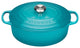 Le Creuset Signature Cast Iron Oval Casserole, 27 cm, Teal