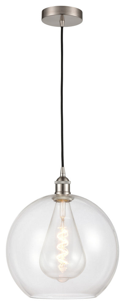 Innovations 616-1P-SN-G122-12-LED 1-Light Mini Pendant, Brushed Satin Nickel