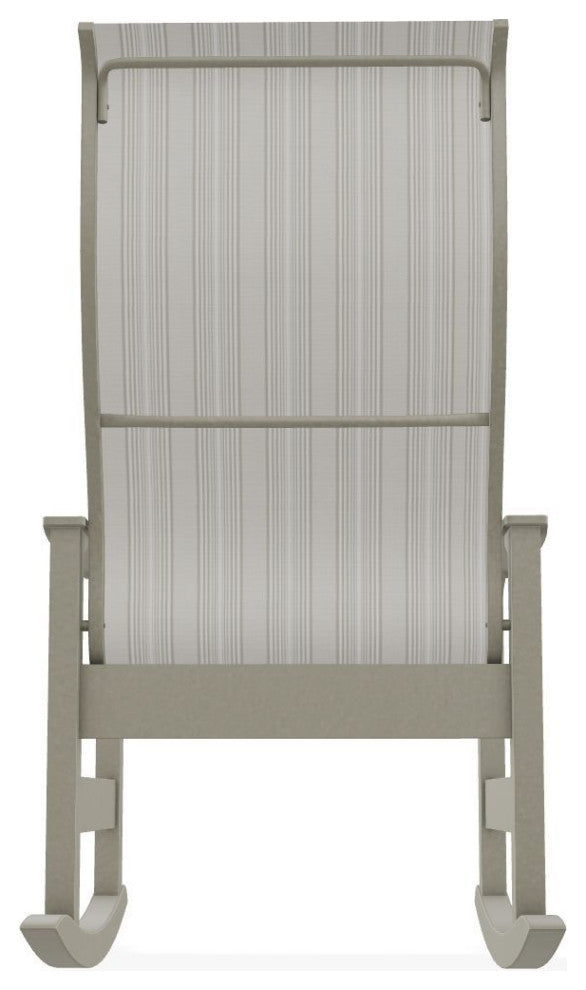 Leeward Sling Outdoor Supreme Rocker, Harbor/Storm