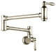 Delta Traditional Wall Mount Pot Filler, Polished Nickel, 1177LF-PN