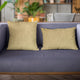 Oyster Lux Velvet Shiny Velvet Luxury Throw Pillow, 20"x26" Standard