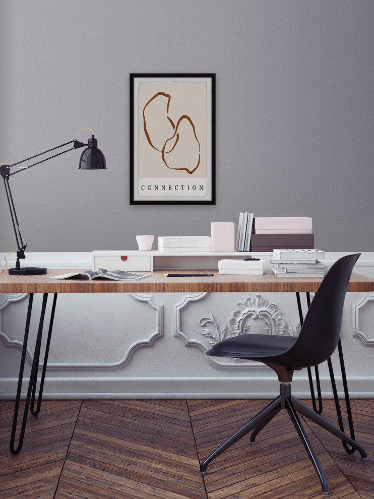 "The Connection" Framed Painting Print, 12x18