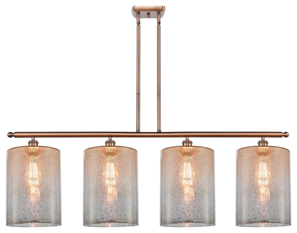 Innovations 516-4I-AC-G116-L 4 Light Island Light, Antique Copper