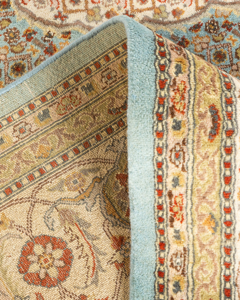 Loikaw One-of-a-Kind Hand-Knotted Area Rug Light Blue, 8'1"x10'3"