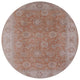 Ahgly Company Indoor Round Mid-Century Modern Area Rugs, 7' Round