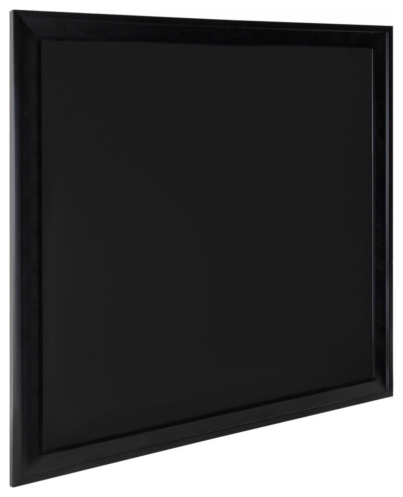 Bosc Framed Magnetic Chalkboard, Black 31.5x31.5