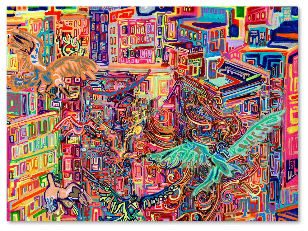 Josh Byer 'Friends' Canvas Art, 24x18
