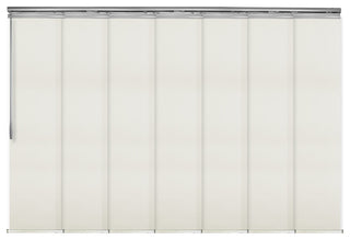 Fidel 7-Panel Track Extendable Vertical Blinds 110-153"W