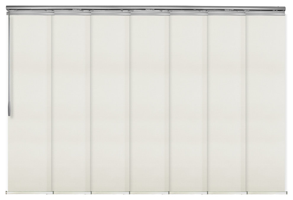 Fidel 7-Panel Track Extendable Vertical Blinds 110-153"W